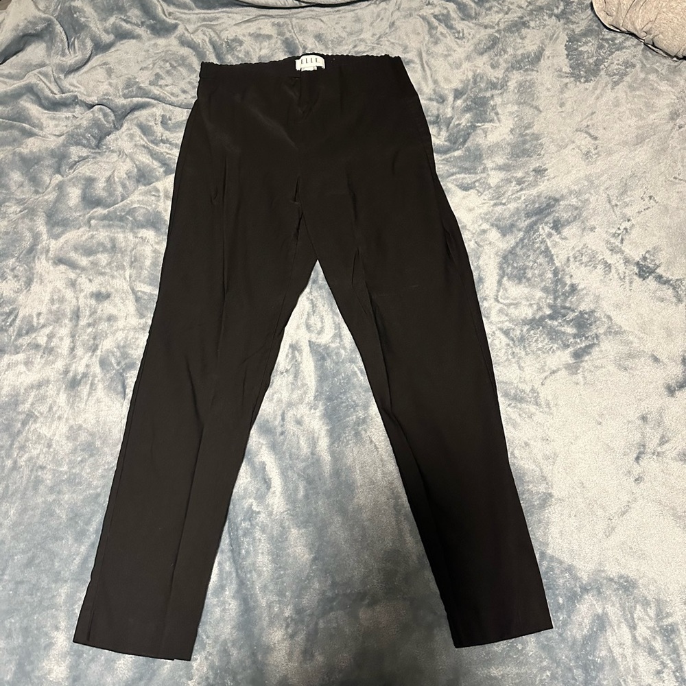 Elle Medium Straight Leg Pull On Black Pants